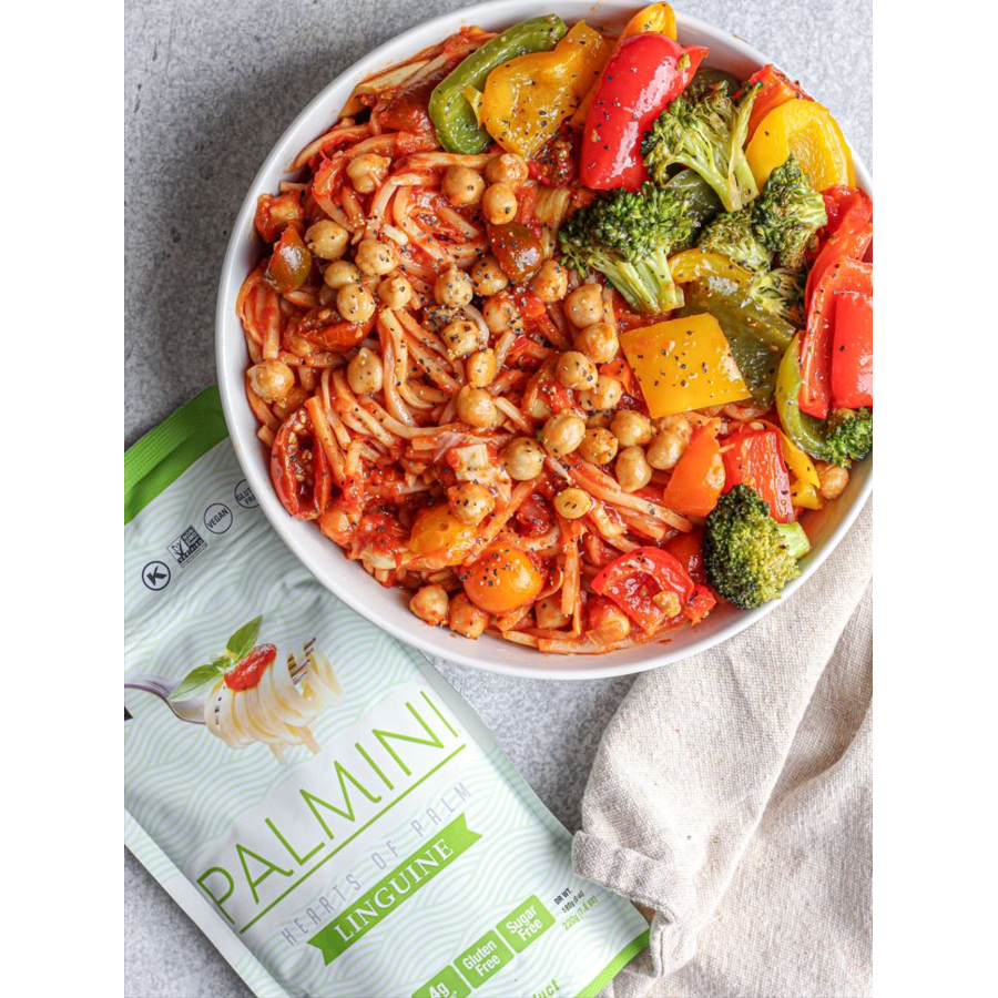 Palmini Pasta Linguine Hearts of Palm Low in carb and Calories