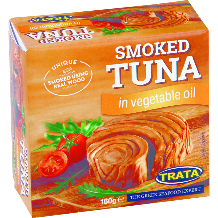 Naturally smoked tuna in vegetable oil 160gr