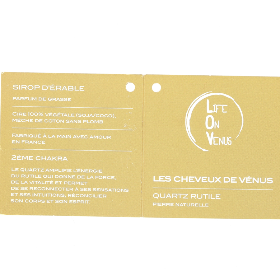 Scented candle made in France LIFE ON VENUS Comexposium and WSN