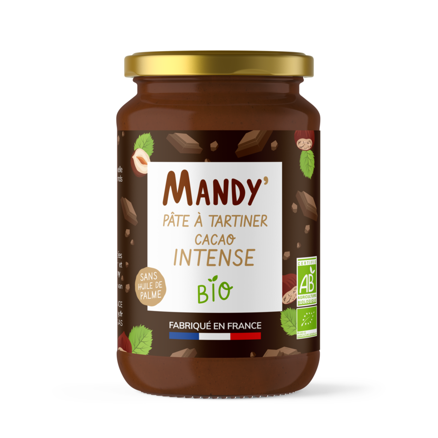 MANDY' ORGANIC DARK CHOCOLATE SPREAD 300 G X 6