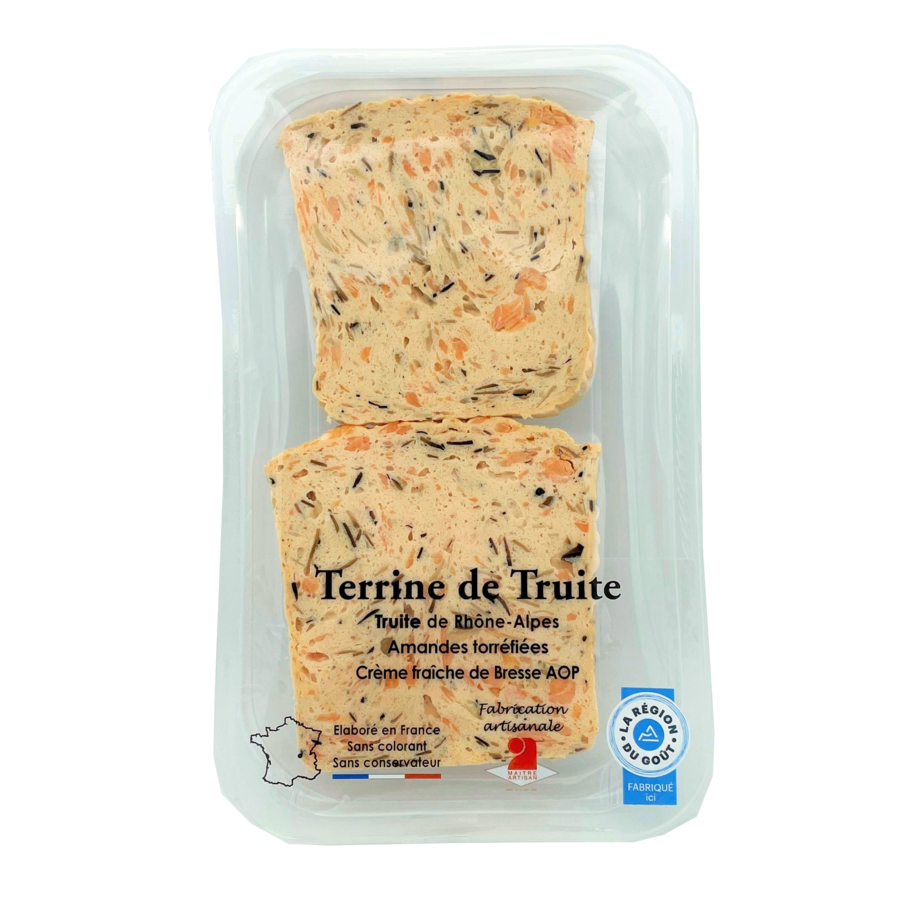 Terrine de Truite Fumet des Dombes Artisan depuis 1988