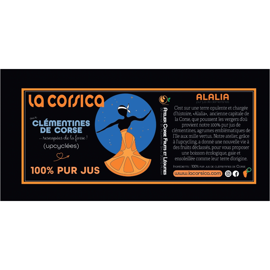 Pure Corsican clementine juice Alalia