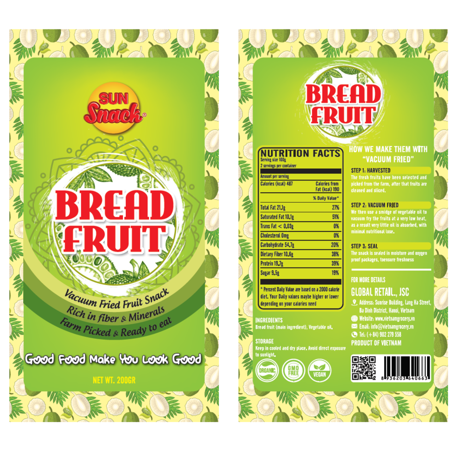 Dried Fruit Chips SUNRISE FOODSTUFF Wholesale B2B The SHOwP