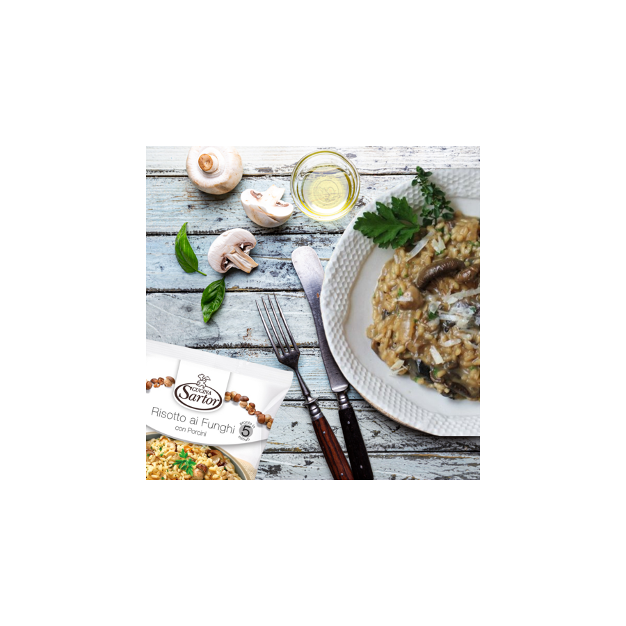 IQF Frozen Mushrooms Risotto with Porcini SURMONT SPA Comexposium