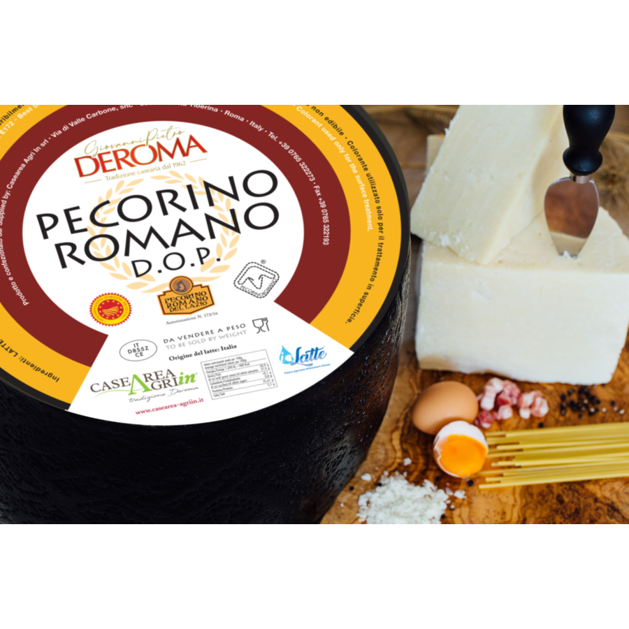 Pecorino Romano PDO Deroma Caseificio Seggiano Io Latte