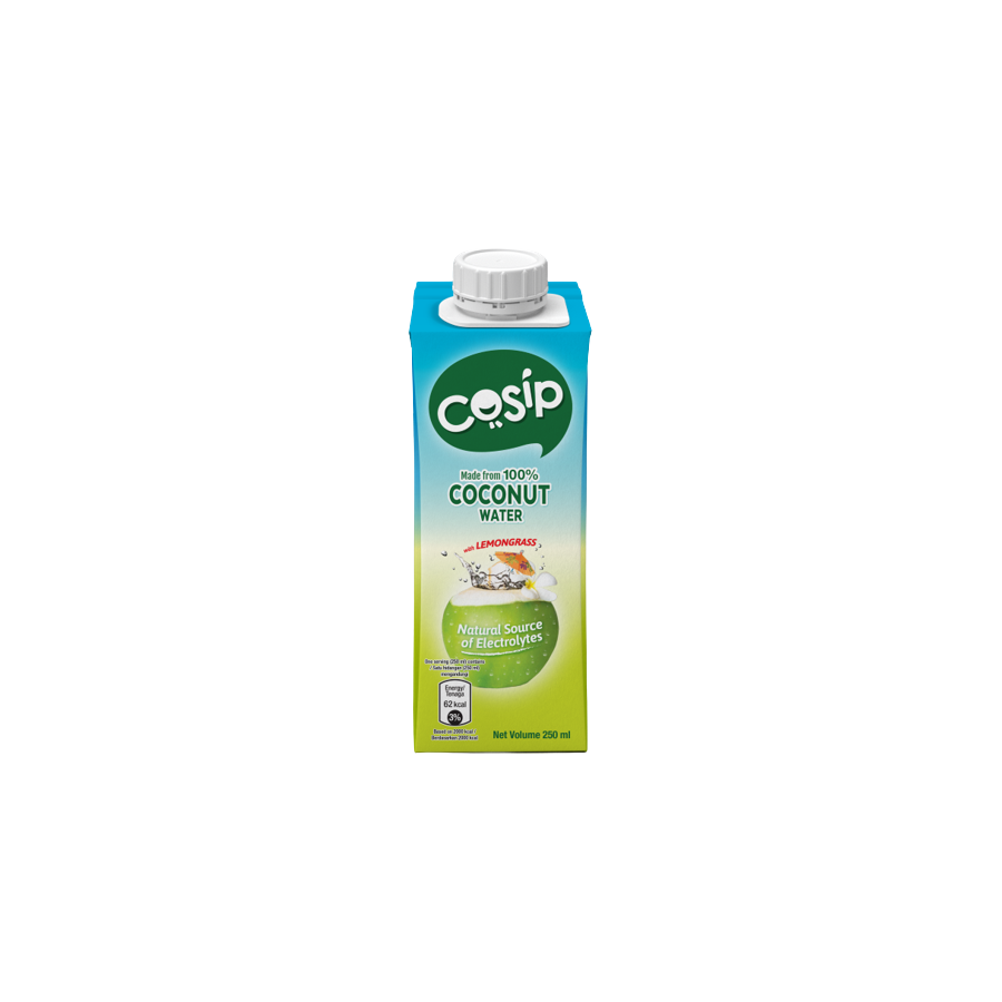 Readytodrink COSIP Coconut Water Lemongrass beverage