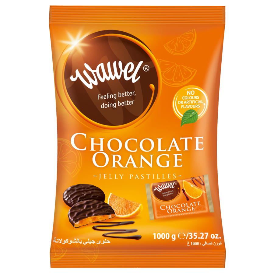 Chocolate Orange 1000g orange jellies in chocolate Wawel S.A. CXMP
