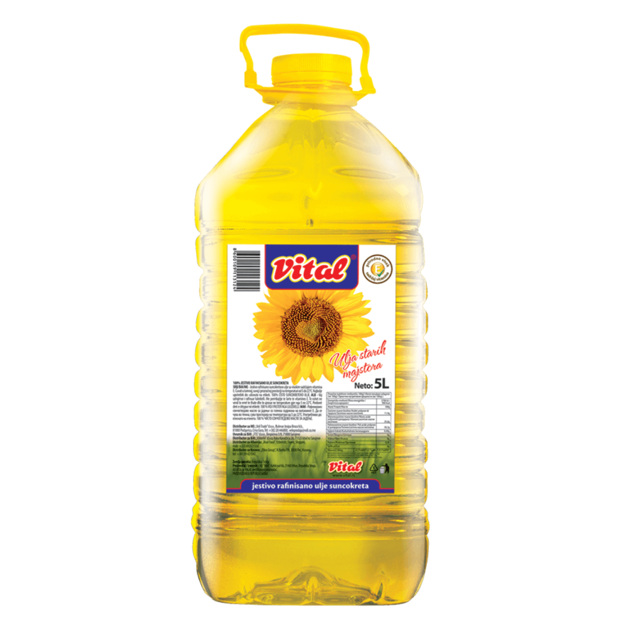Refined sunflower oil 5L