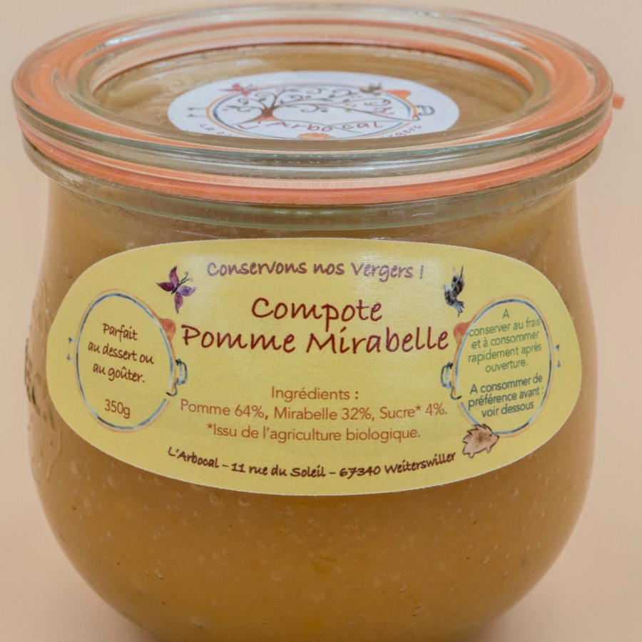 Compote Pomme Mirabelle L'Arbocal Wholesale B2B The SHOwP