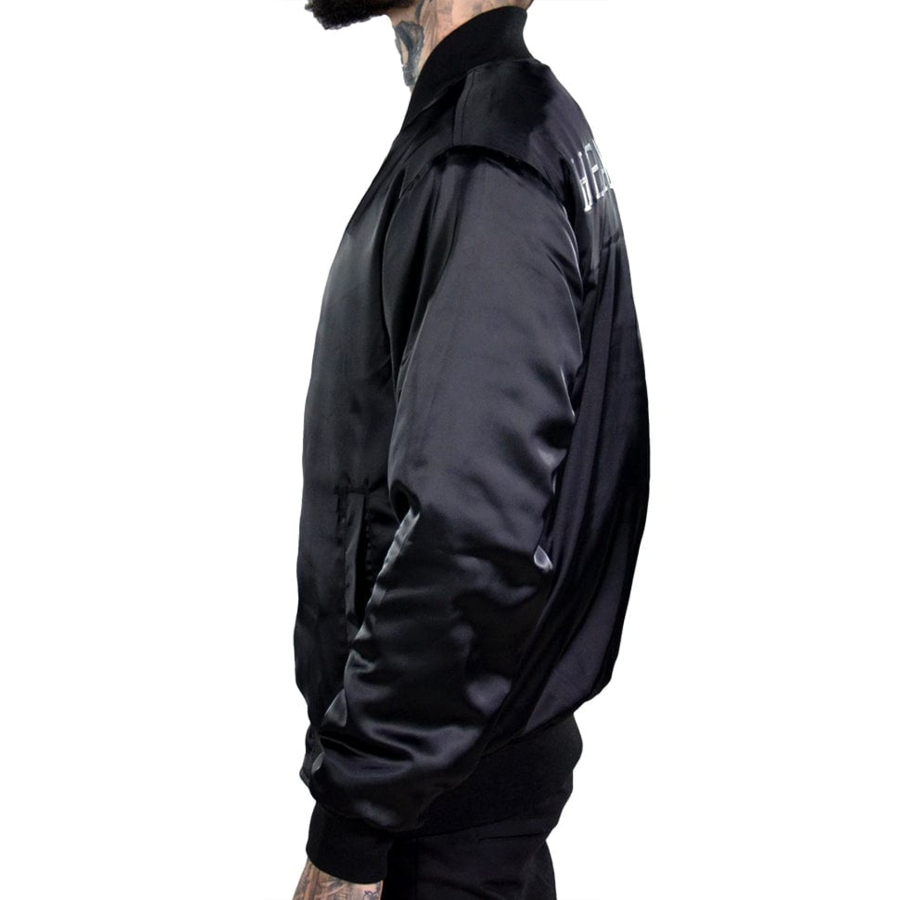 heartless varsity jacket black The Hideout Clothing Vente de gros