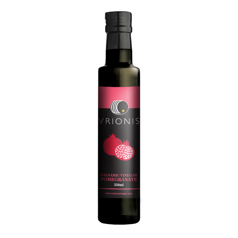 Vrionis Balsamic Vinegar Pomegranate 250ml With Cooked Grape Must