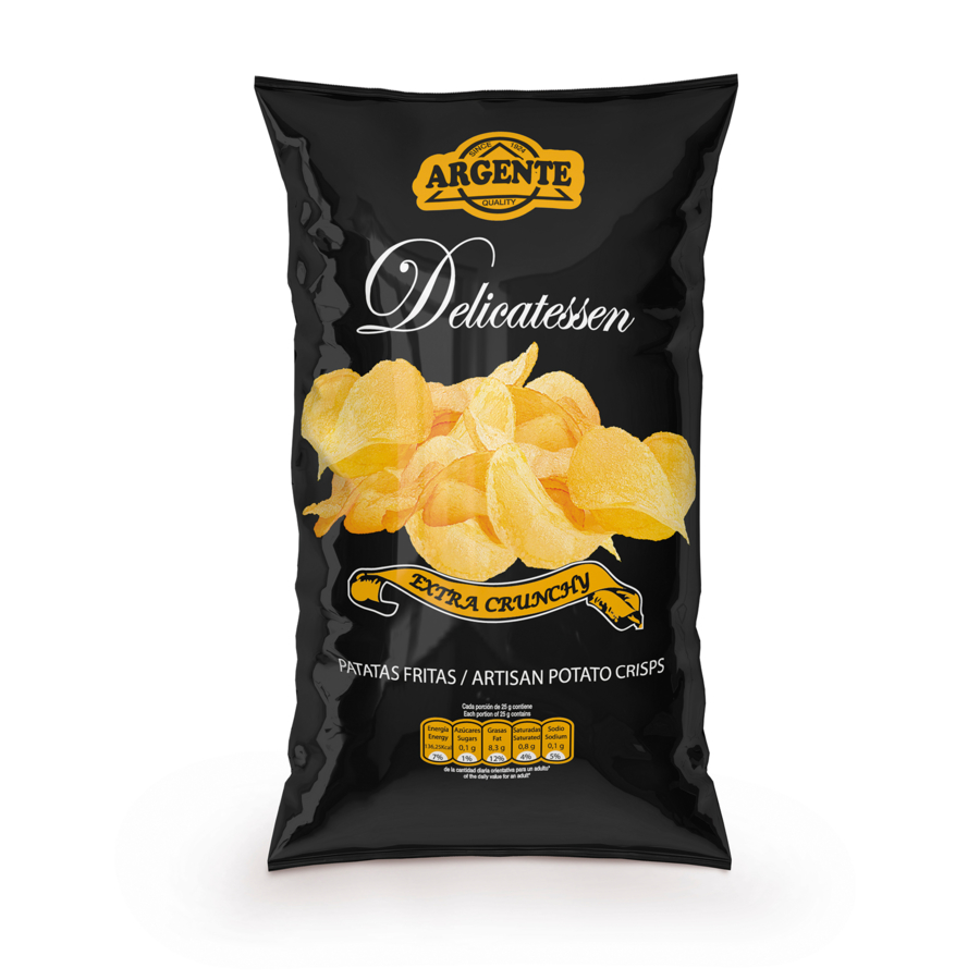 POTATO CHIPS SUNFLOWER OIL. EXTRA CRUNCHY