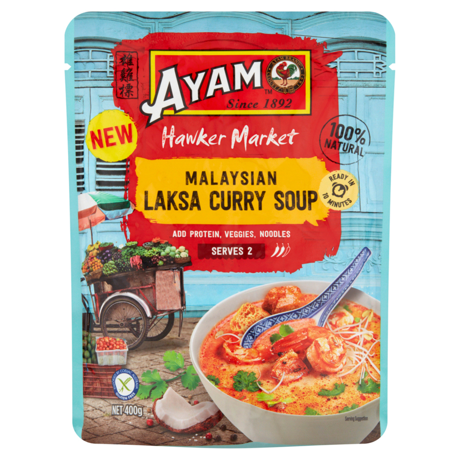 Hawker Market Malaisie Laksa Curry Soupe 400g