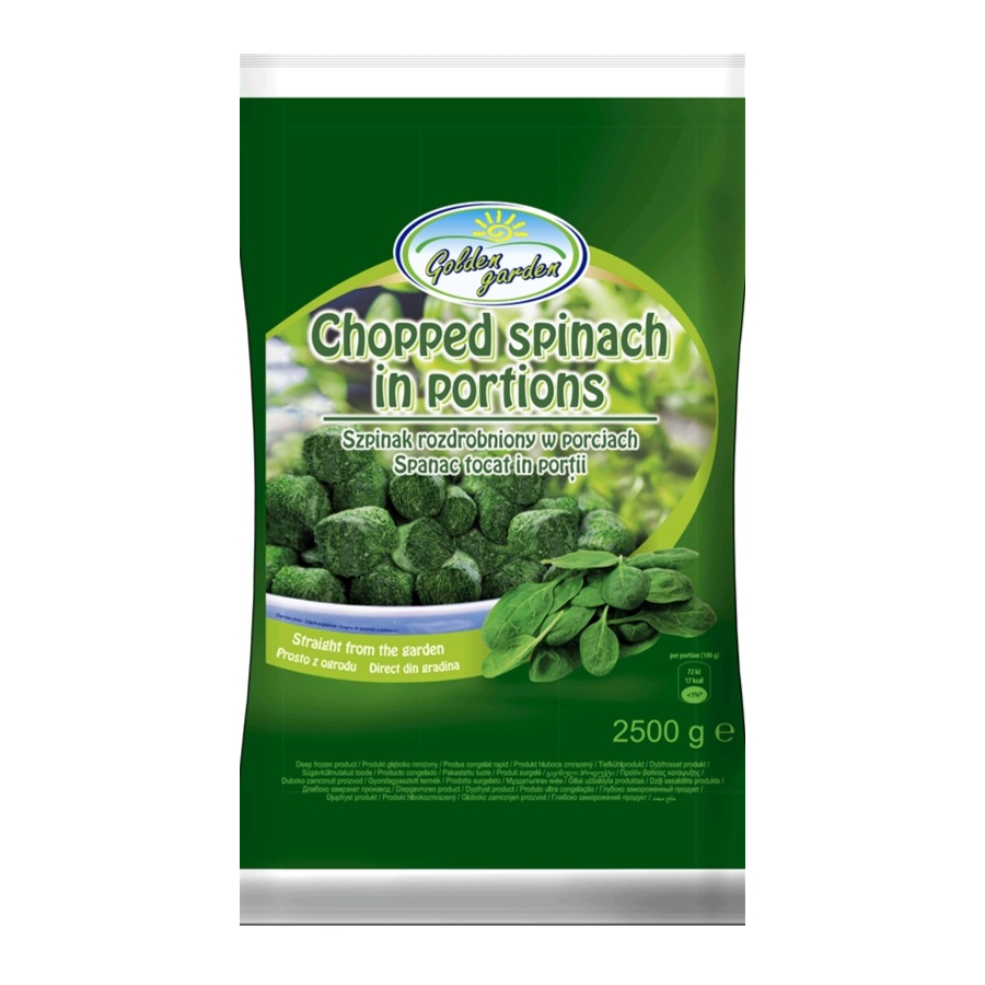 Chopped spinach in portions Quadrum Foods Sp. z o.o. Wholesale B2B