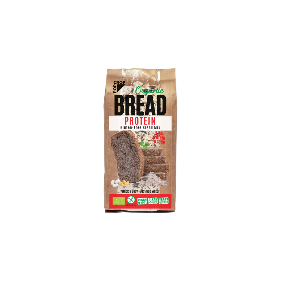 ORGANIC, VEGAN, GLUTENFREE BREAD MIX, PROTEIN POPCROP CXMP