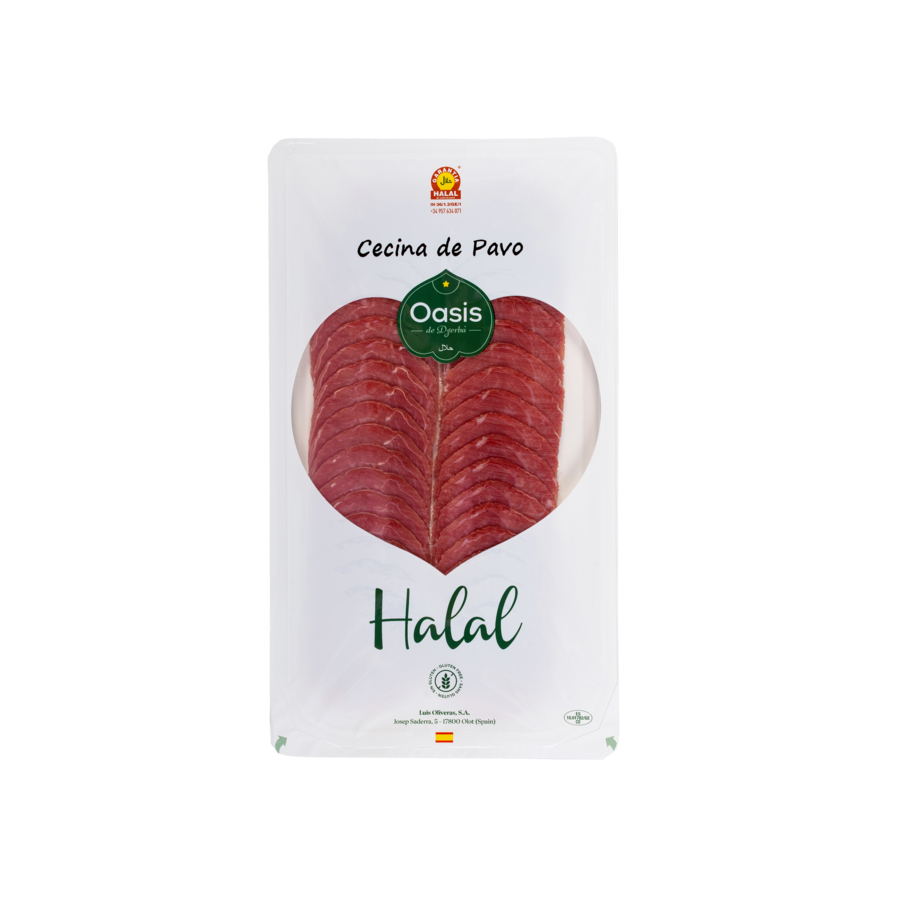 Halal Turkey Cecina Sliced LUIS OLIVERAS SA Wholesale B2B The SHOwP